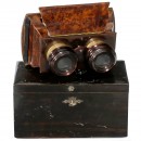 Luxury Hand Stereo Viewer 9 x 12 cm, c. 1880