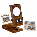 German Stereo Graphoscope with more than 210 Stereo Cards, c. 18