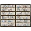 Paul et Virginie, Series of 12 Lantern Slides by Lapierre, c.