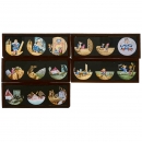 5 Magic Lantern Strips by Newton, London, c. 1890