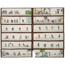 Series of 12 Magic Lantern Slides by Rose, Nürnberg, c. 1810