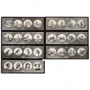 7 Photographic Lantern Slides by Plank, c. 1903