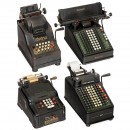 4 Writing Adding Machines, c. 1925