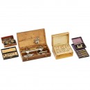 Group of Clockmaker's Tools in Cases, c. 1915