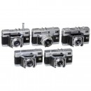 5 Voigtländer Vitessa Cameras, 1953-1956