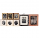 8 Ambrotypes (Various Sizes), c. 1860-1900