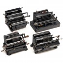 4 Spoked Wheel Calculating Machines