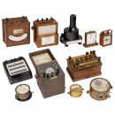 Ampere and Voltmeter, Galvanometer and Resistance Bridge, c. 191