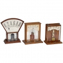 3 Teaching Precision Volt- and Ampermeters, c. 1920