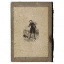 Copperplate Magic Lantern Showman (The Devil), c. 1845