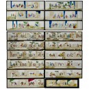 17 French Lantern Slides, c. 1840-50