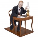 Contemporary Musical Automaton Portrait Putin Ecrivain by Chri