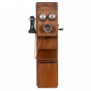 Wall Telephone with Writing Desk, c. 1915