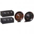 2 Early Philips Radio with Bakelite Speakers, c. 1928