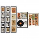 Record Advertisements and Postcards of Artists