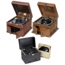 2 Table Top Gramophones and approx. 70 Shellac Discs