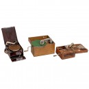 3 Portable Gramophones, c. 1925/30