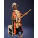 Rare Musical Dahoméen Clown Automaton by Henry Vichy, c. 1895