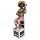 Le Jeune Noir au Banjo Musical Automaton by Vichy, c. 1900