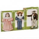 Unusual Paper Doll Nodding Automaton for Hood's Sarsaparilla Cur