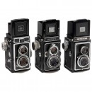 3 Zeiss Ikon TLR Cameras