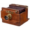 Stereo Camera by George Hare with Sliding Lens Board, c. 1864