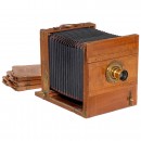 German Field Camera 18 x 24 cm, c. 1880–1900