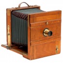 German Field Camera 24 x 30 cm, c. 1890–1900