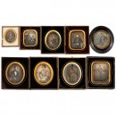 9 Daguerreotypes, c. 1845–55