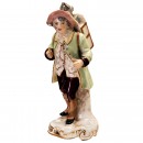 Figural Porcelain Lanternist, c. 1880