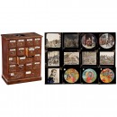 Approx. 600 Magic Lantern Slides (3 1/6 x 3 1/6 in.), c. 1900