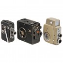 3 Agfa Movie Cameras, 1930–60