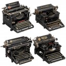 4 American Typewriters