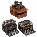 3 American Typewriters