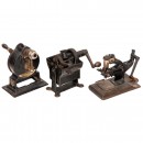 3 Unusual Pencil Sharpeners, c. 1905