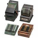 4 American Mechanical Adding Machines