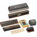8 Mechanical Dial Adding Machines