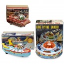 3 Japanese Space Toys, c. 1965
