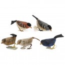 5 Bird Prototypes from the Schuco Product Development, c. 1949
