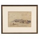 Original Drawing of WWI Reserve Airfield, 1918
