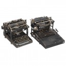 Caligraph No. 4 and Remington Standard No. 6