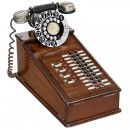 French Telephone Switchboard, c. 1930