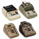 4 Electric Calculating Machines with Printers, c. 1950–60