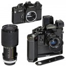 Canon F-1 with Motor Drive MF and Canon EF