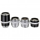 4 Zeiss Ikon Contarex Lenses