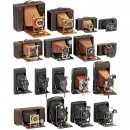 Giant Lot of Plate and Rollfilm Cameras