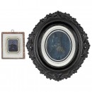 2 Ambrotypes with Photographer's Labels, c. 1860