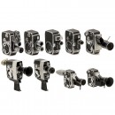 9 Bolex Double-8 Movie Cameras, 1955–65