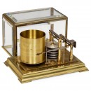French Gilt Brass Barograph by Richard Frères, c. 1895