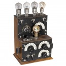 French 5-Lamp Piano Radio Receiver by Ducretet, Paris, 1924
